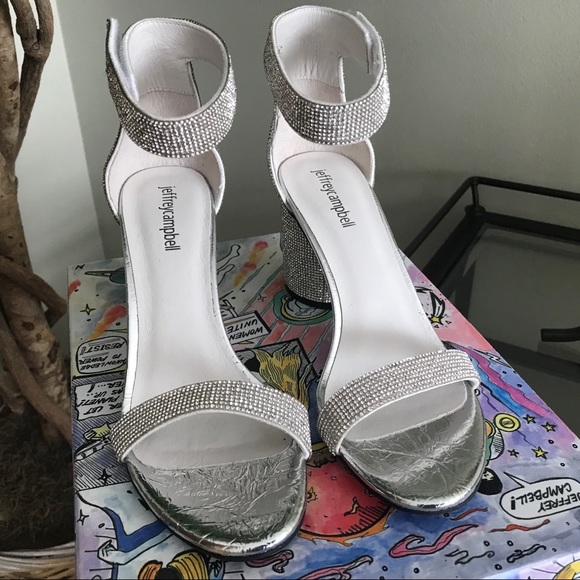 Jeffrey Campbell Crystal Heeled Sandal - Picture 4 of 5